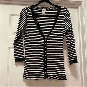 Chicos Quarter sleeve top